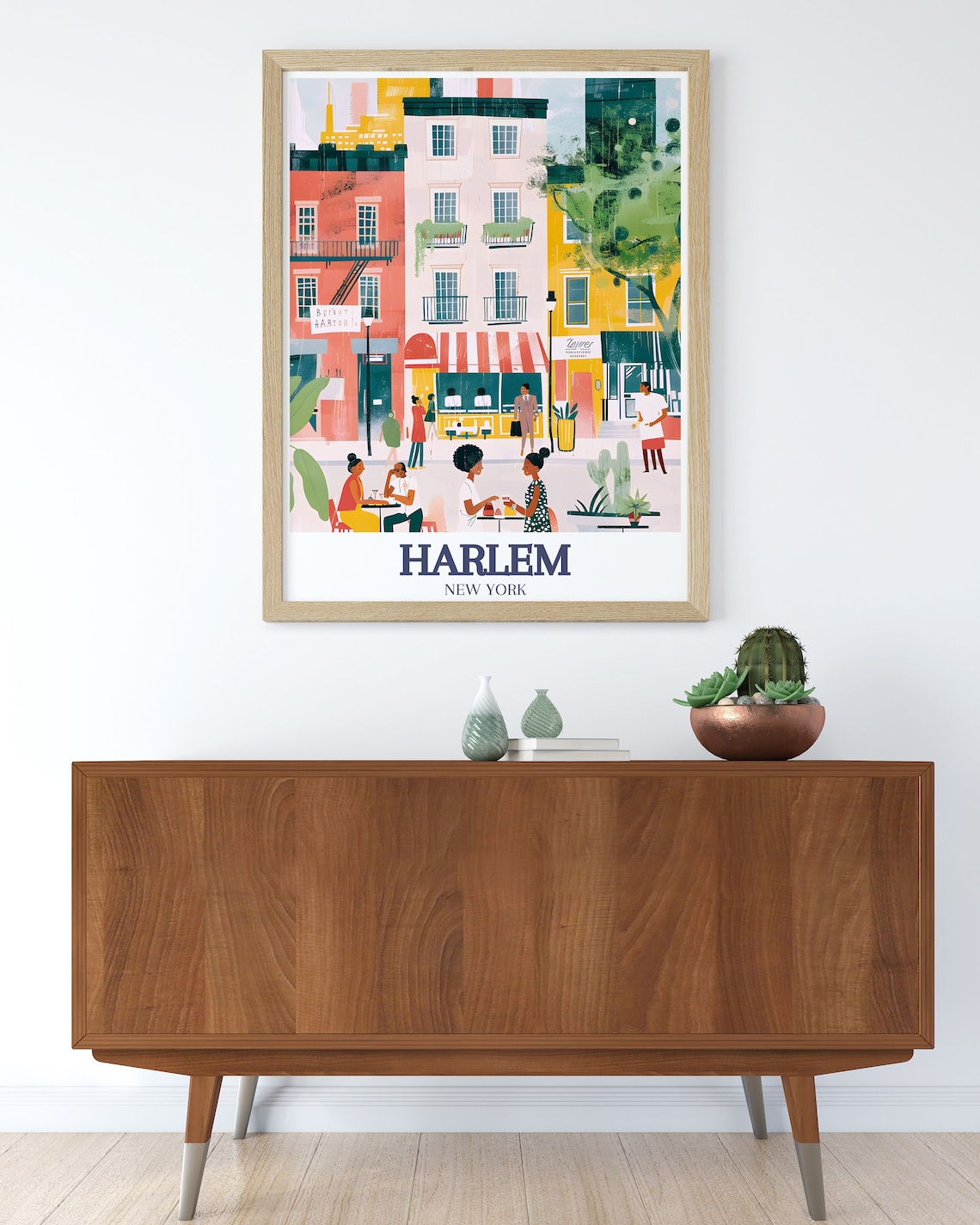 Harlem 125th Street Main Street Travel Poster - Image 3