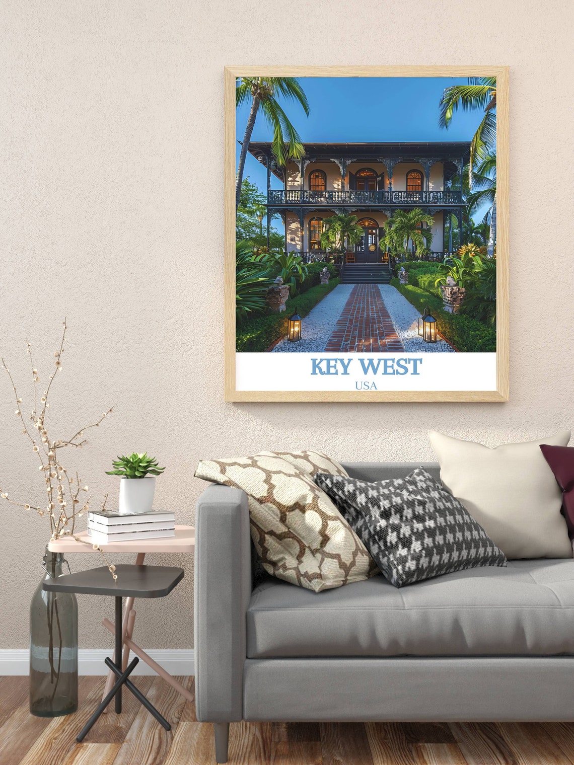 Ernest Hemingway Home and Museum Key West Garden Path Poster - Image 3