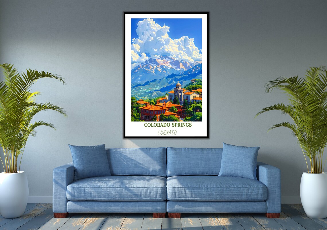 The Broadmoor Hotel With Mountain View In Colorado Springs Poster - Image 2