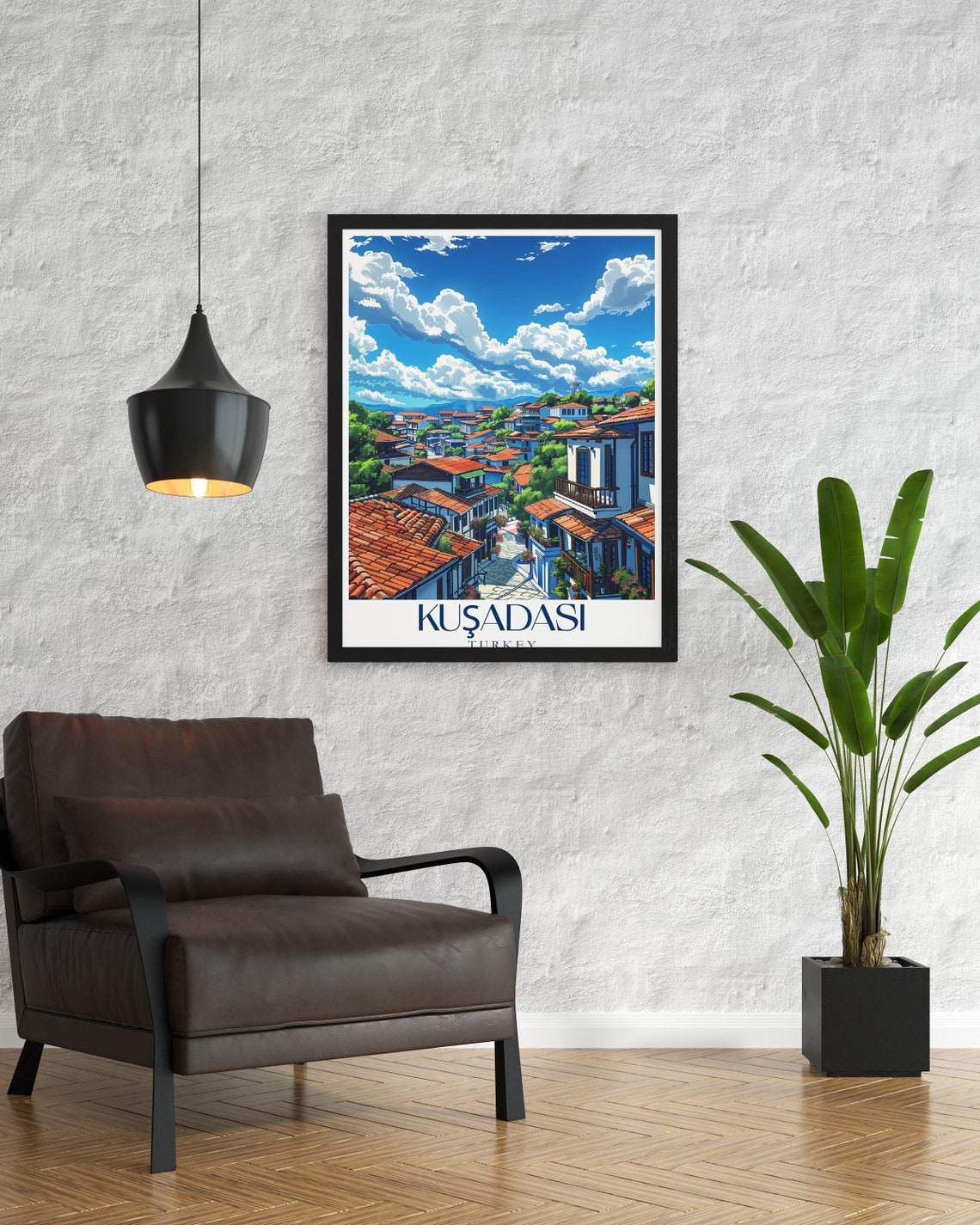 Kusadasi Travel Poster Kuadas And Irince Prints Turkey Travel Gifts And Decor Irince Travel Prints For Your Home - Image 2