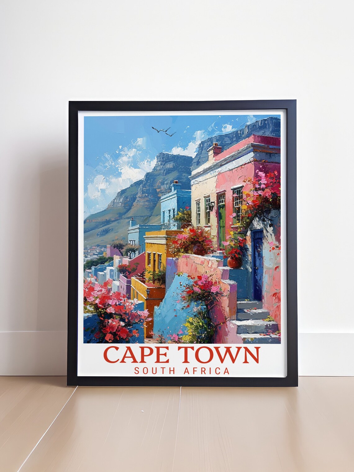 Cape Town Wall Art Bokaap Decor And South Africa Travel Art Bokaap Art Cape Town Decor Bokaap Travel Print - Image 4