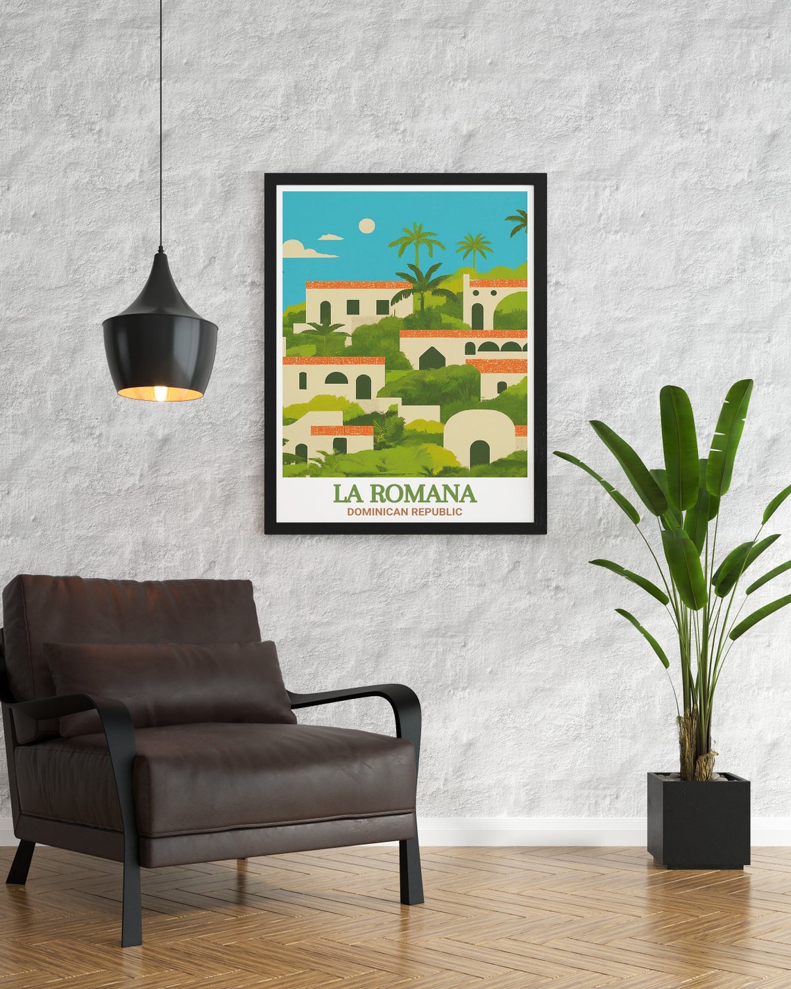 Altos de Chavon Village La Romana Hillside Dominican Republic Poster - Image 2