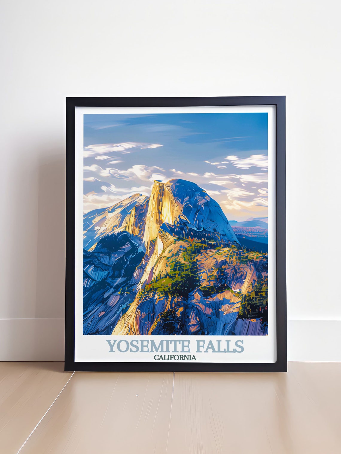Half Dome Sunset Granite Cliffs Yosemite National Park Poster - Image 4