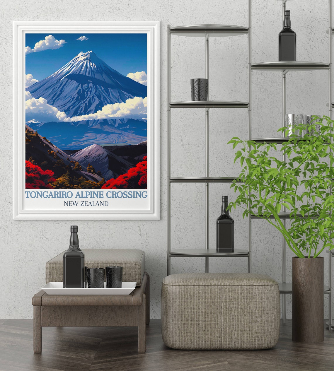 Exclusive New Zealand Art Prints New Zealand With Tongariro Wall Art Tongariro Alpine Art Collection - Image 2