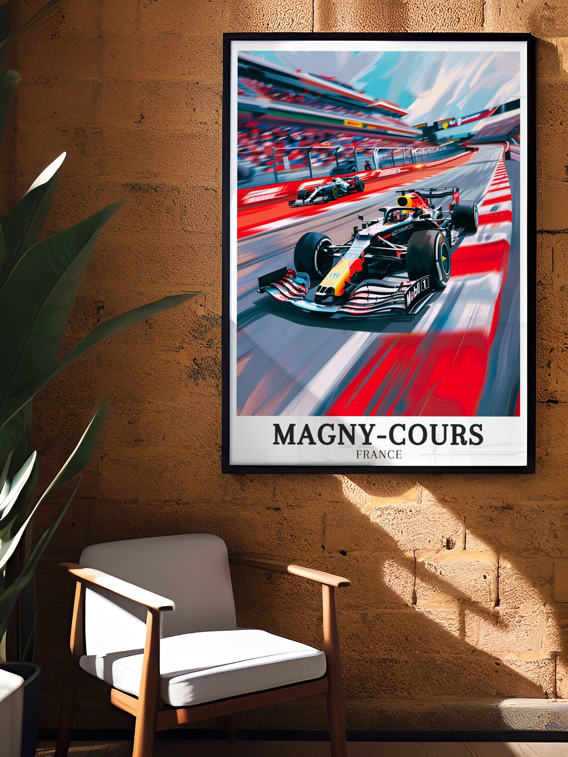 Magny-Cours France Formula One Grand Prix Racing Sports Poster - Image 2
