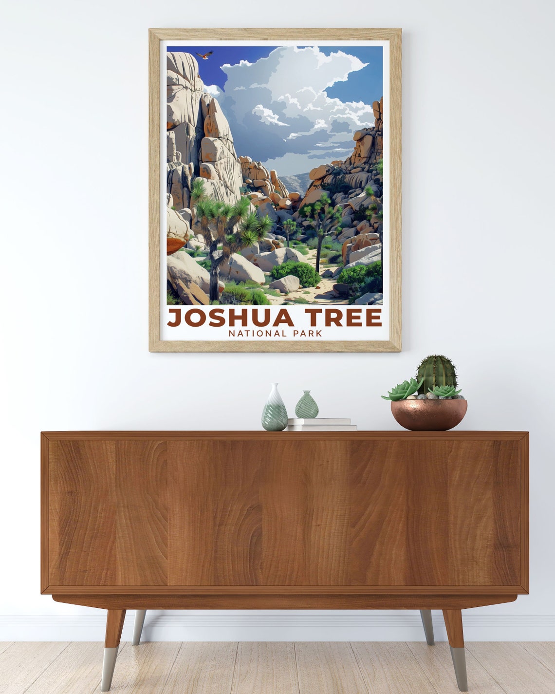 Joshua Tree National Park Hidden Valley Rocks Daytime Poster - Image 3