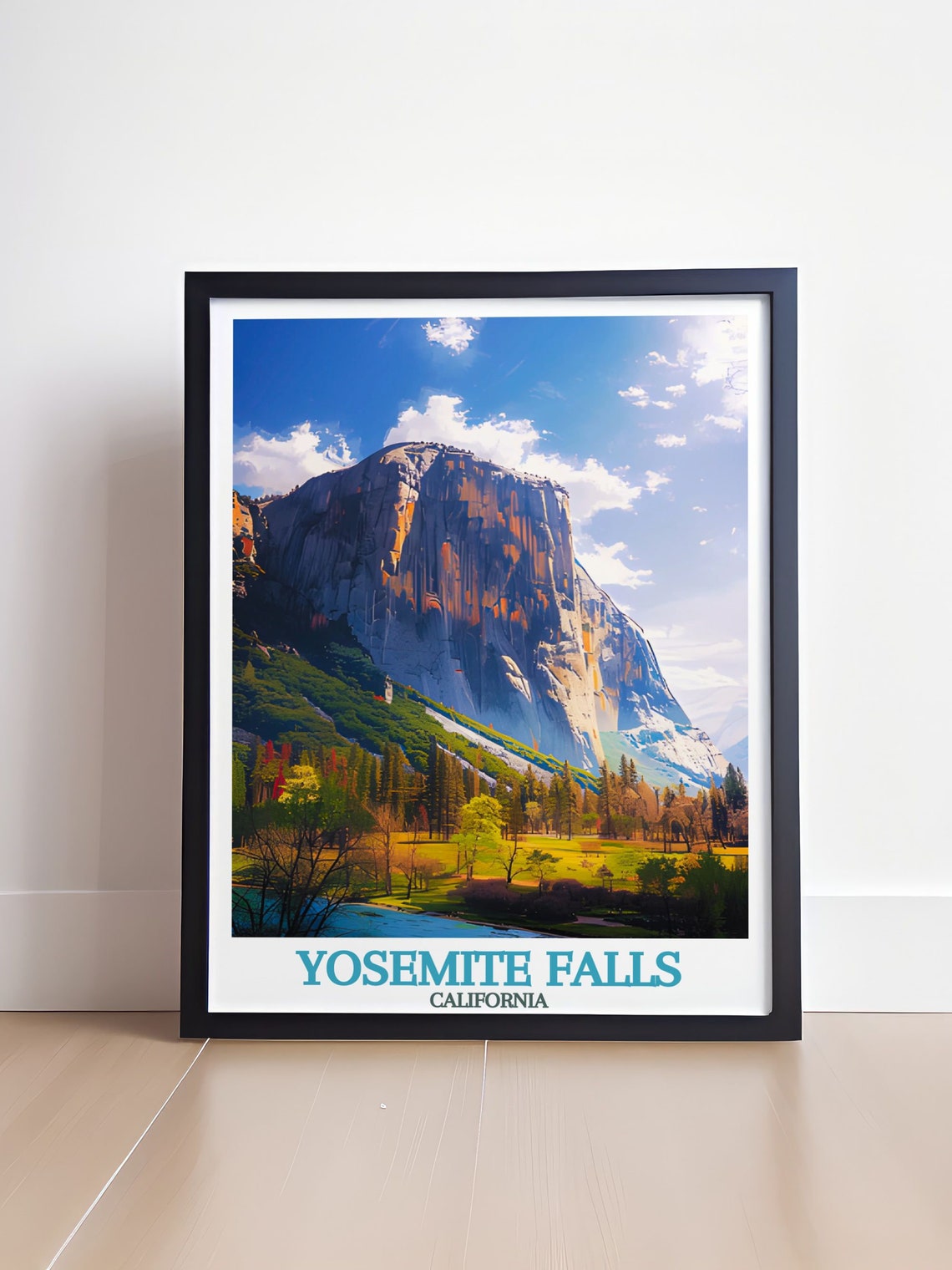 El Capitan Granite Monolith Above Valley Meadow Pines Yosemite Poster - Image 4