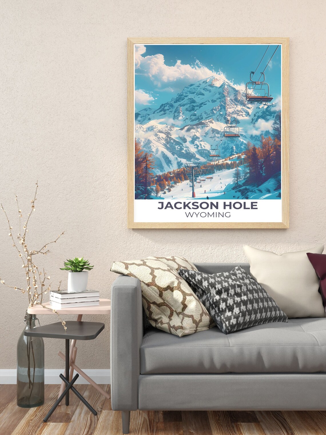 Jackson Hole Wyoming Landscape Art Print, Wild West - Image 2