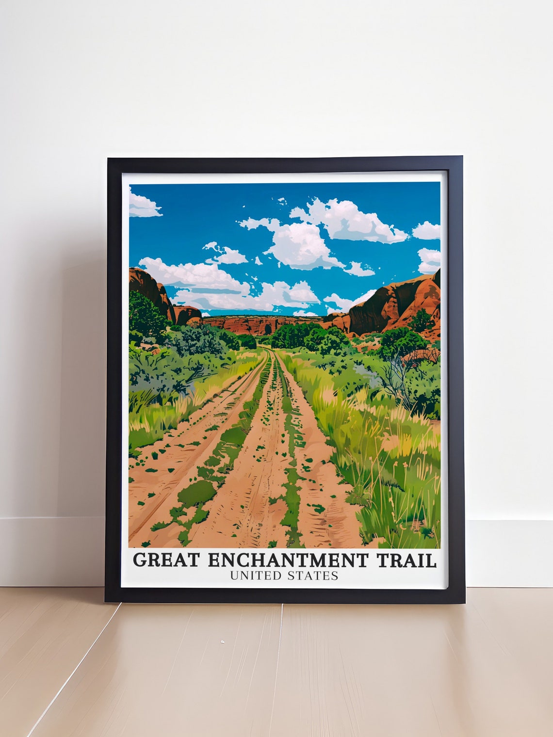 Great Enchantment Trail Walnut Canyon Desert Road Scenic Poster - Image 4