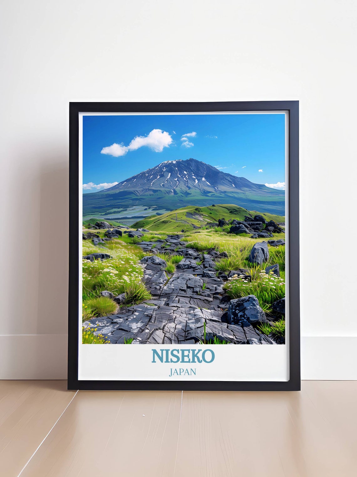 Niseko Japan Mount Yotei Volcano Lava Rock Trail Hike Poster - Image 4