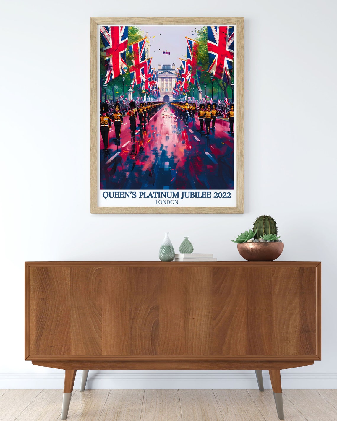 Queen's Platinum Jubilee 2022 Royal Guards Parade London Poster - Image 3