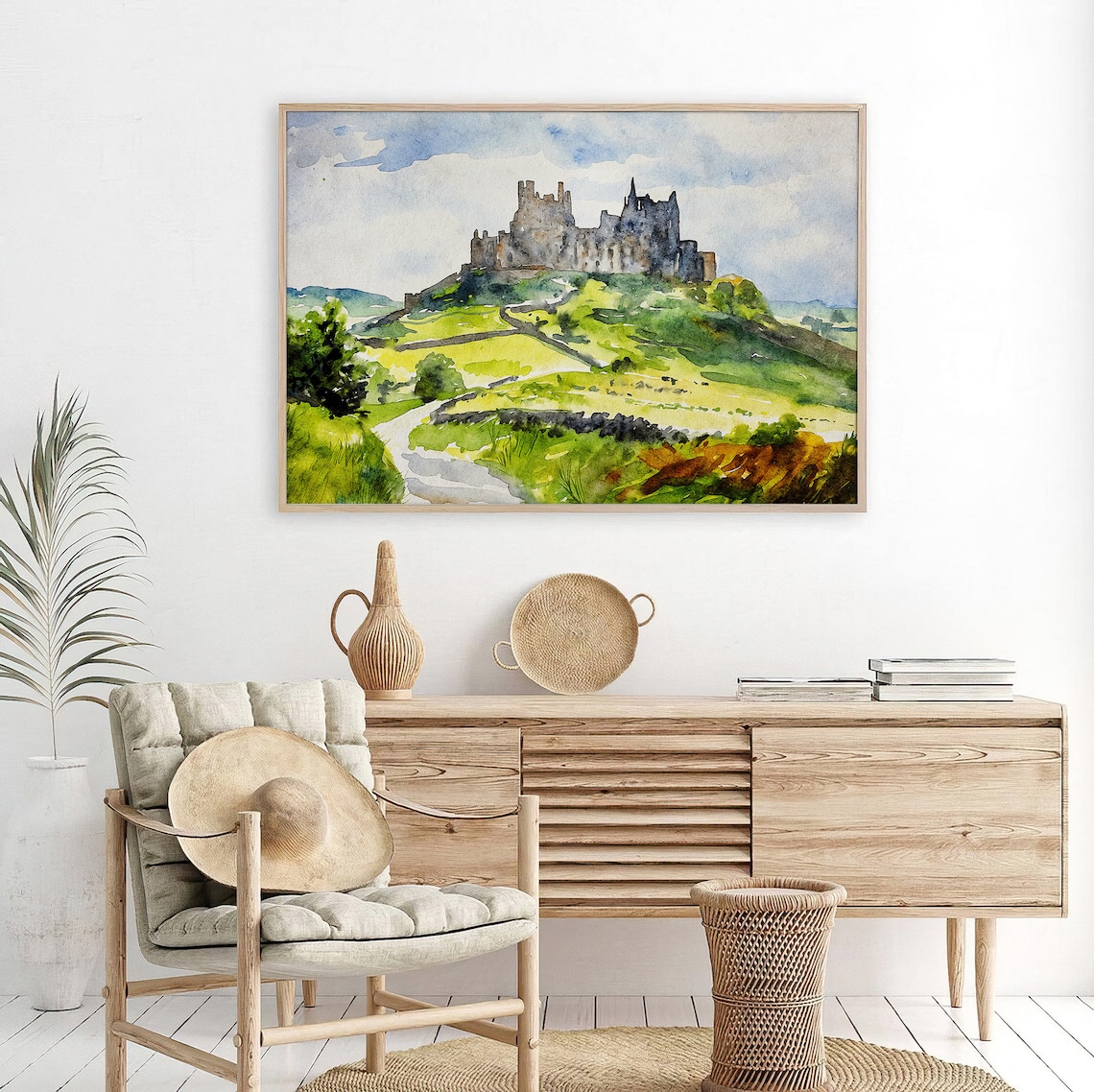 Rock Of Cashel Watercolor Travel Poster, Ireland - Image 5