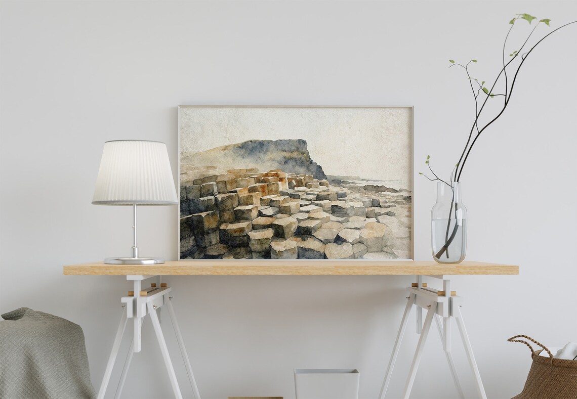 Giants Causeway County Antrim Wall Art Print - Image 5