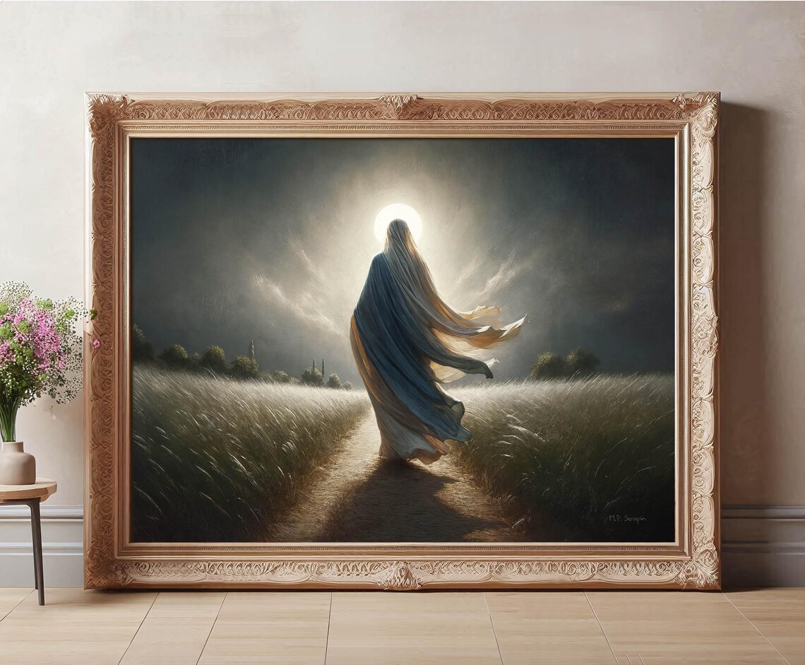 Blessed Virgin Mary Catholic Marian Art Print - Image 4
