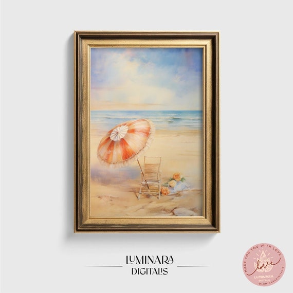 Seashells Serenade Wall Art Vintage Beach Prints Coastal Art Coastal Wall Art Decor 00267
