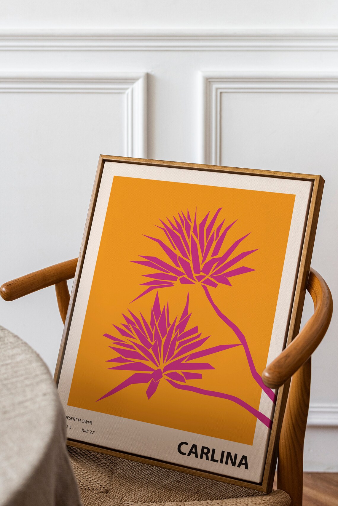 Abstract Botanical Flower Illustration Art Print - Image 2