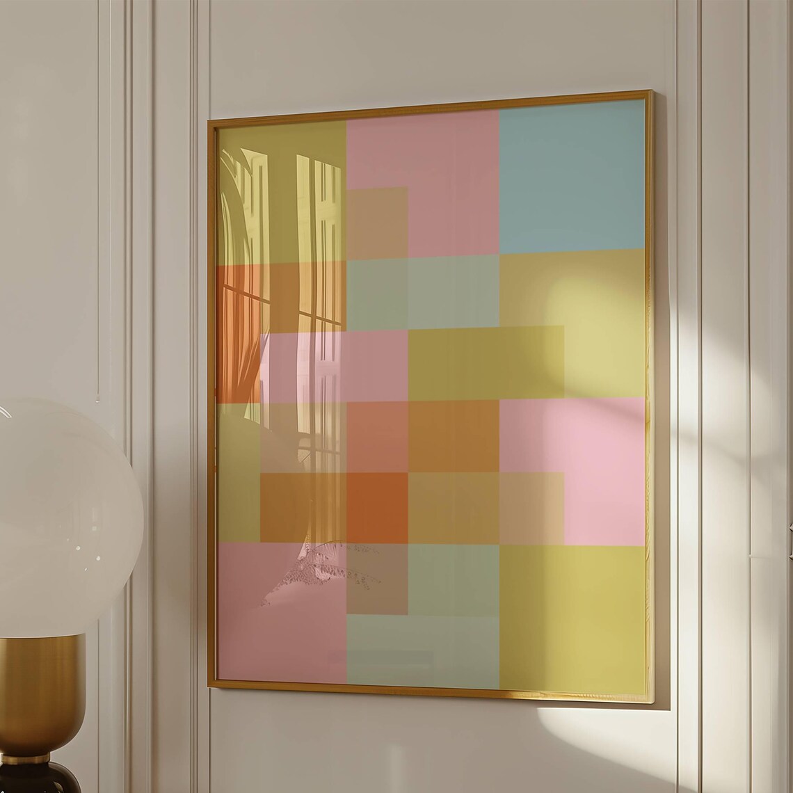 Abstract Colour Block Geometric - Minimalist Mid-Century - Image 4