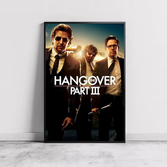 The Hangover Part III Comedy Movie Suited Trio Sunset Vegas Poster