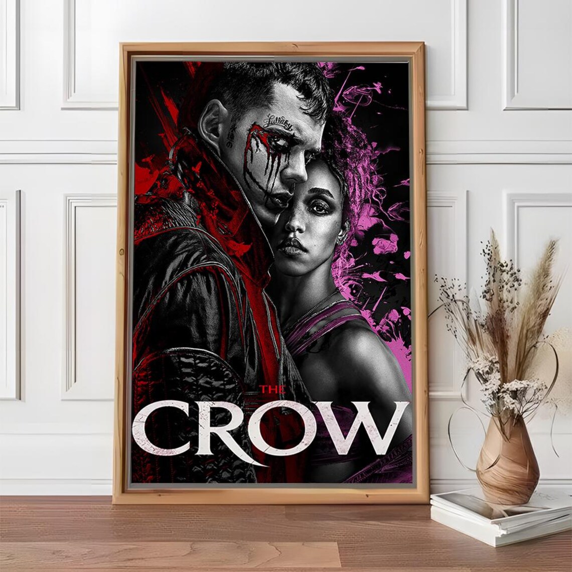 The Crow 2024 Remake Gothic Revenge Romance Dark Hero Movie Poster - Image 2