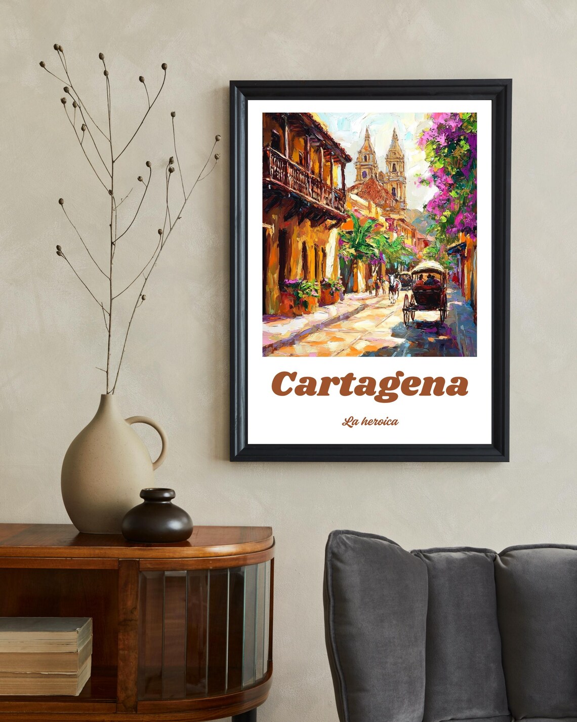 Cartagena Colombia Poster, Colombian Wall Decor - Image 2