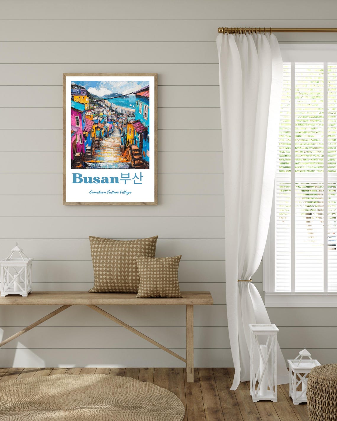 Busan Travel Poster, Gamcheon Culture Village - Image 2
