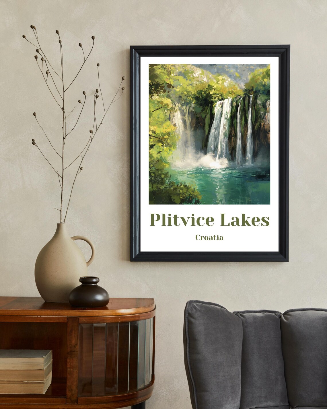 Plitvice Lakes National Park, Croatia Travel Poster - Image 2