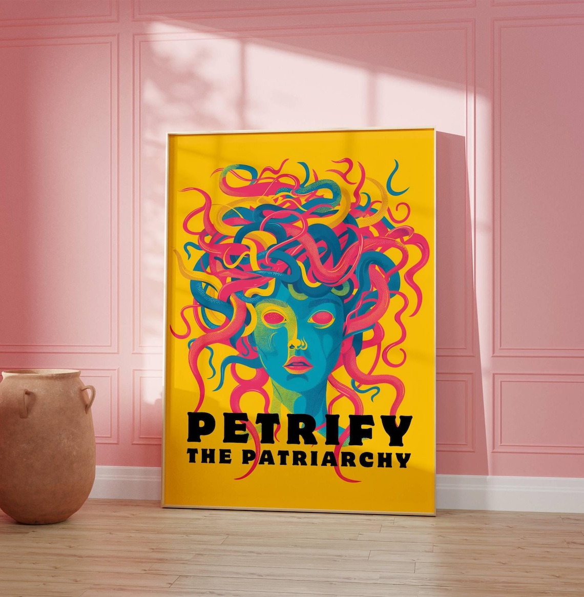 Medusa Feminist Art Print, Witchy Wall Art - Image 2