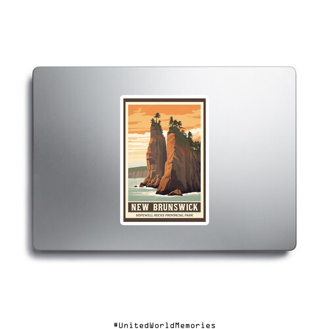 Hopewell Rocks Provincial Park Travel Poster, Canada - Image 2