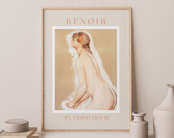 Renoir Poster August Renoir Print Renoir Wall Art Renoir Picture Renoir Monet Print Vintage Renoir Art Renoir Splashing Figure