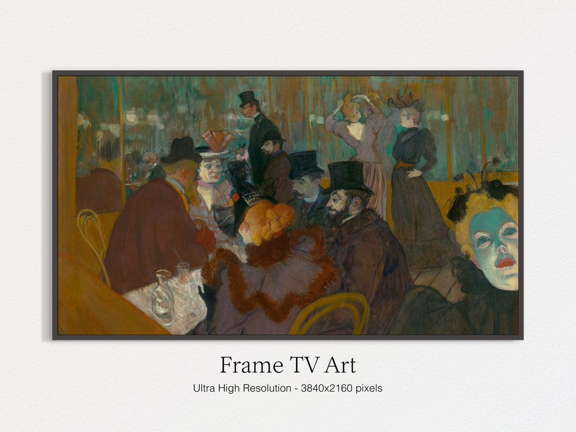 Vintage Cafe Classic Art Painting