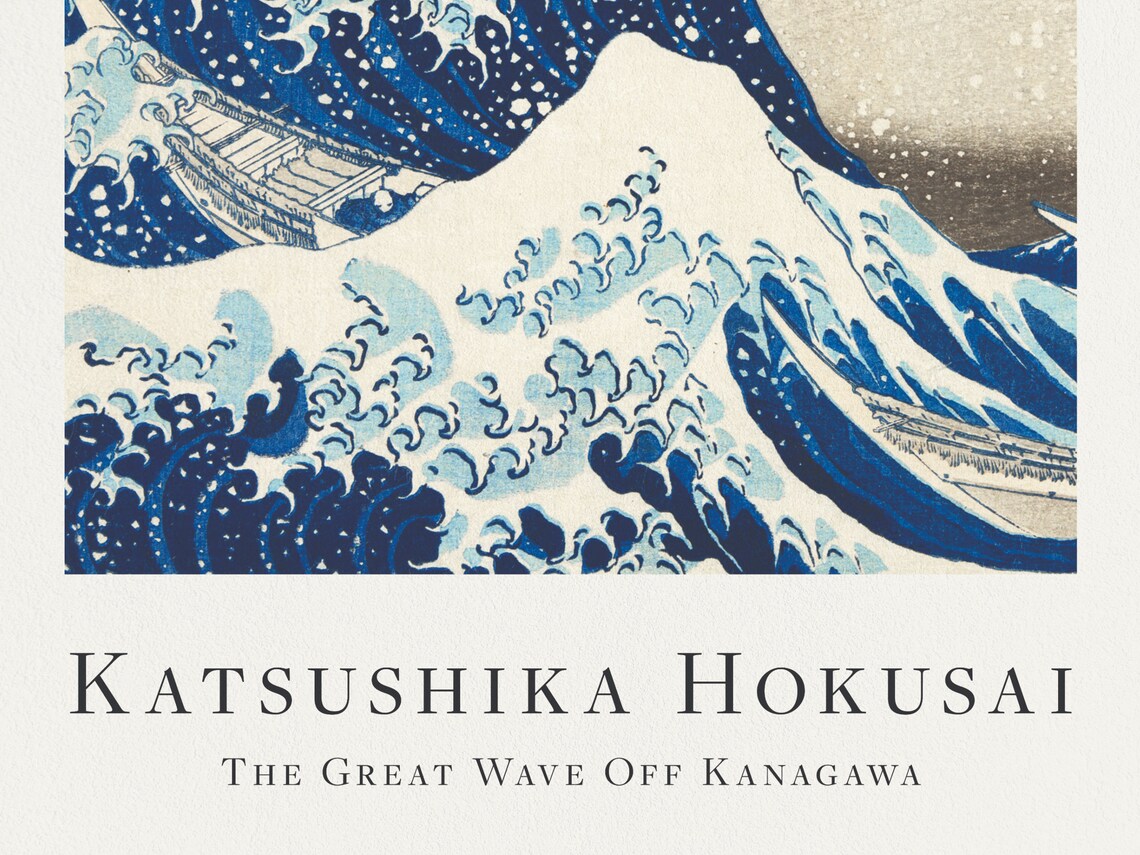 Hokusai Great Wave Japanese Woodblock Art Print - Image 2
