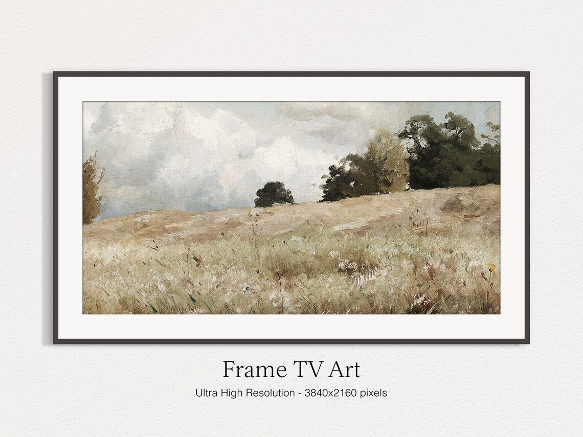 Autumn Oil Painting Art Print for TV Frame