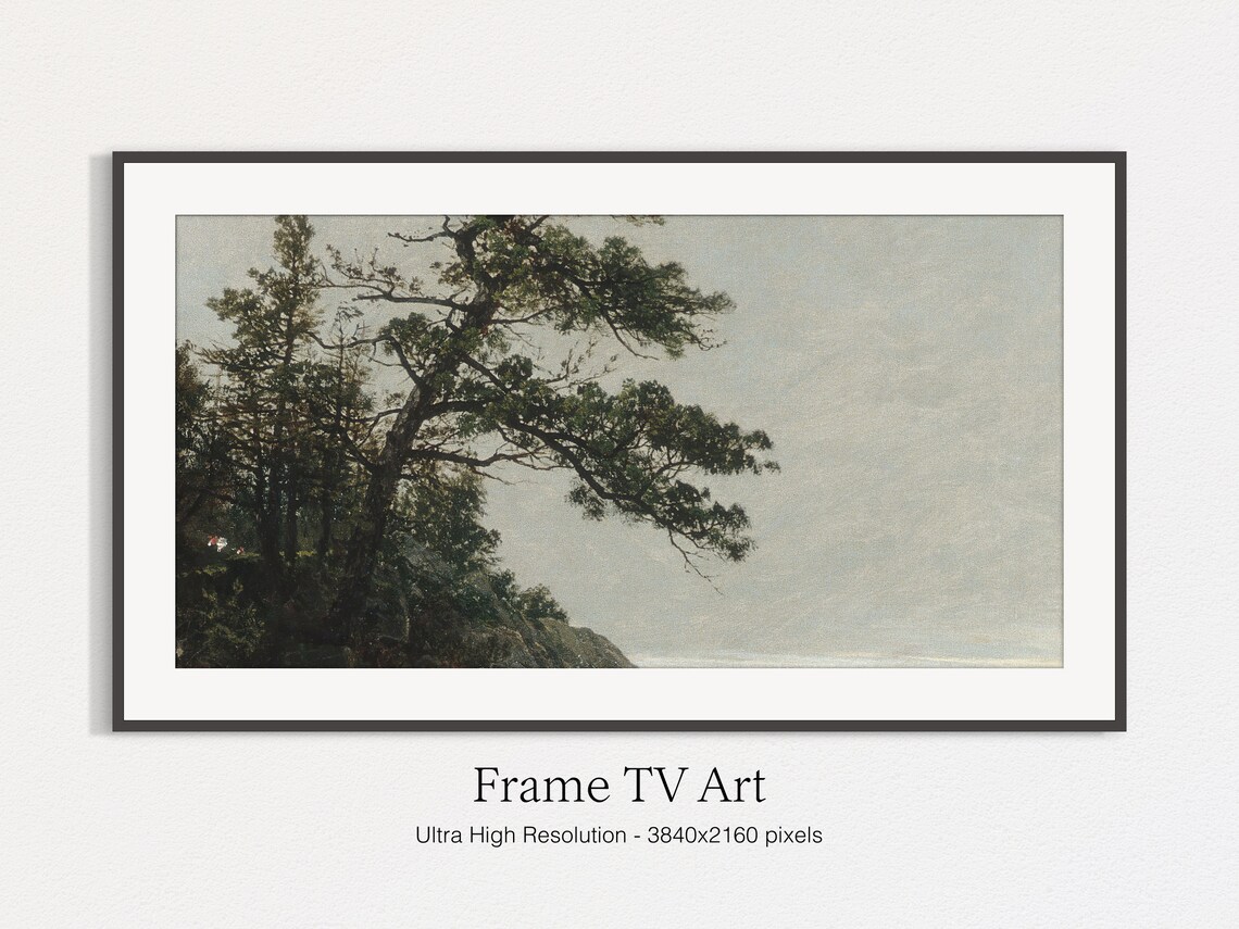 Classic Forest Tree Painting, Oil Technique - Image 4