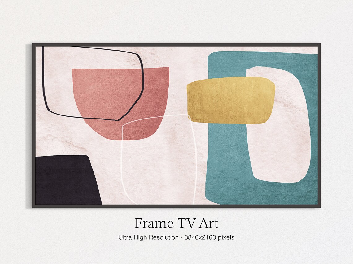 Modern Abstract Painting Oil-Painting Style Art Print