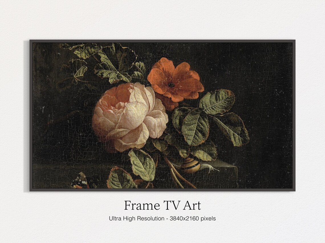 Classic Roses Painting Still Life Art Print