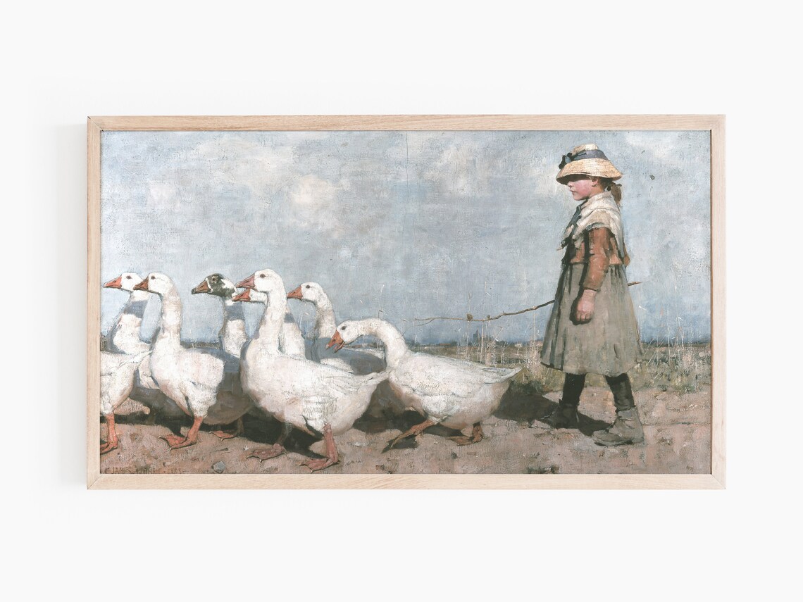 Vintage Nursery Painting, Instant - Image 2
