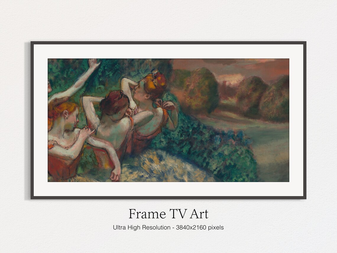 Wild Dancers Classic Oil Painting Art Print - Image 4