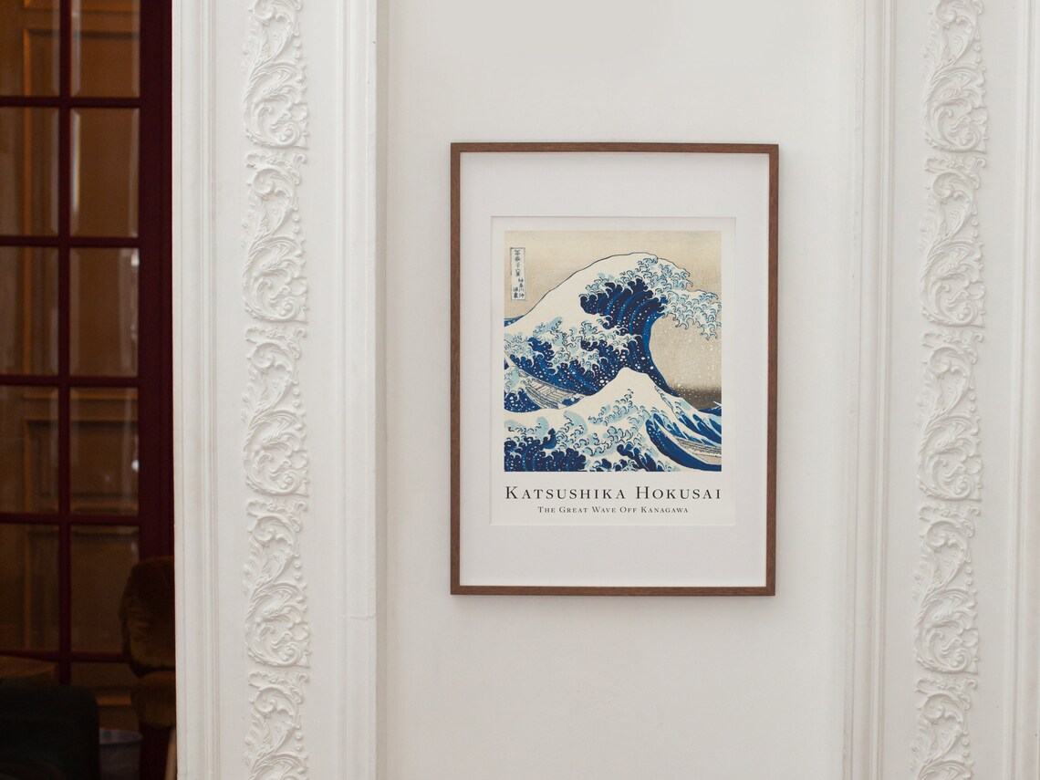 Hokusai Great Wave Japanese Woodblock Art Print - Image 3