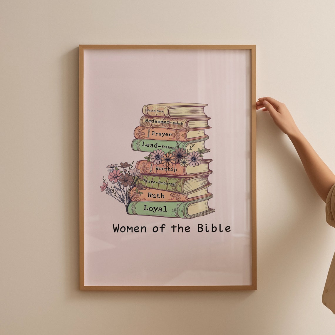 Women Of The Bible Wall Print Christian Poster Bible Verse Print Wall Decor Large Art Christian Gift God - Image 4