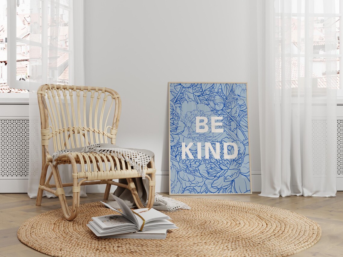 Salvation Blue Minimalist Typography Modern Christian Poster - Image 3