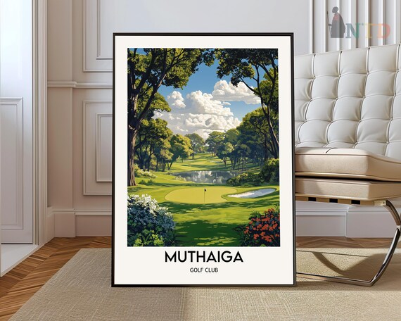 Muthaiga Golf Club Nairobi Kenya Beautiful Lush Green Fairway Poster