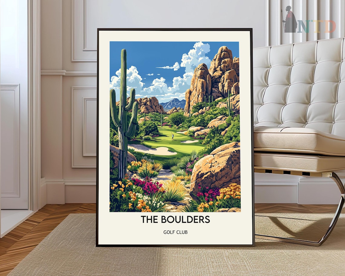 The Boulders Golf Club Travel Poster Print