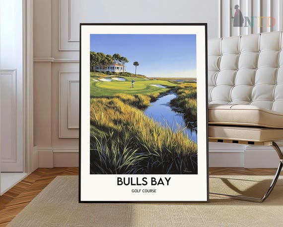Bulls Bay Golf Club Poster Wall Art Print Photo Decor