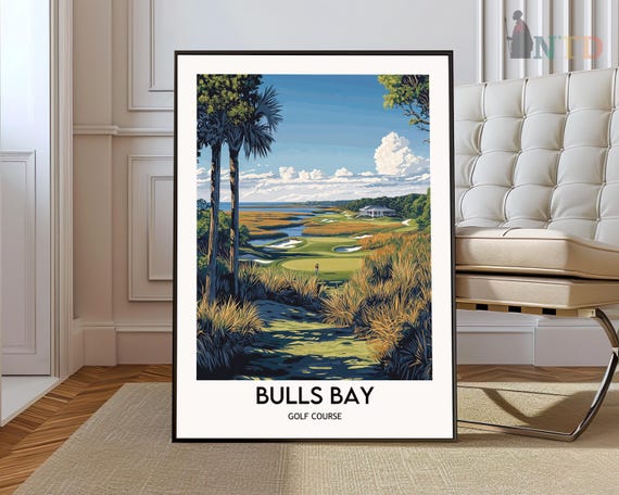 Bulls Bay Golf Club Poster Wall Art Print Photo Decor