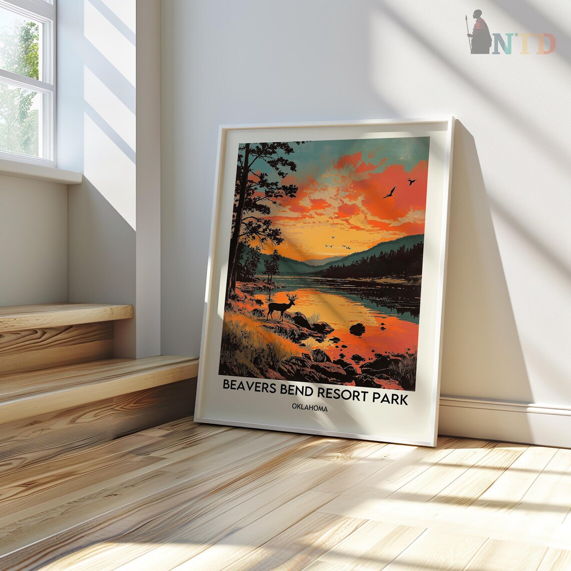 Beavers Bend State Park, Oklahoma Travel Poster - Image 3