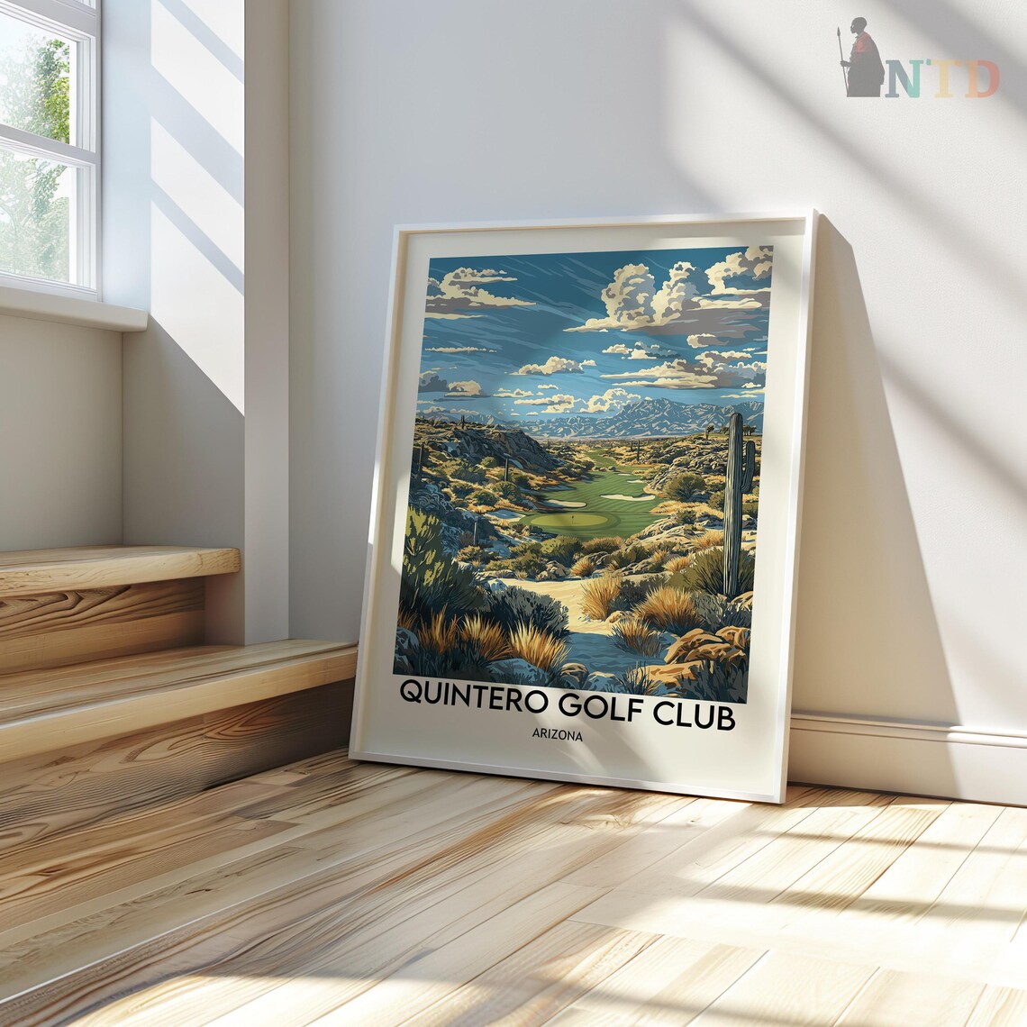 Quintero Golf Club Arizona Travel Poster - Image 3