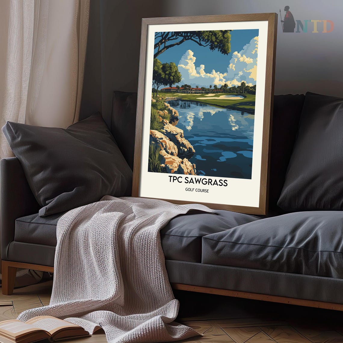 Tpc Sawgrass Print Tpc Sawgrass Wall Art Tpc Sawgrass Poster Tpc Sawgrass Photo Tpc Sawgrass Poster Print Golf Course Print - Image 3