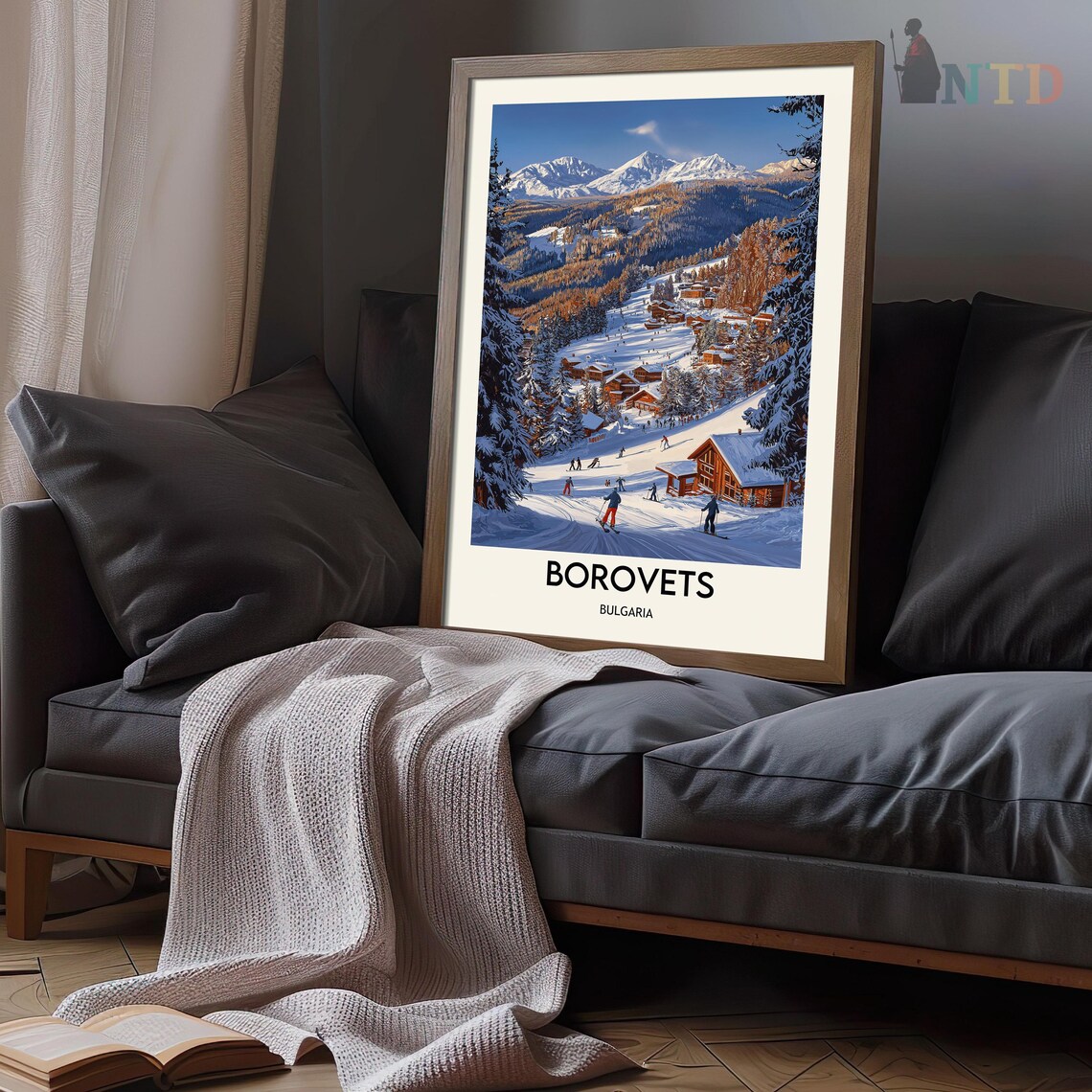 Borovets Ski Resort, Bulgaria Travel Poster - Image 3