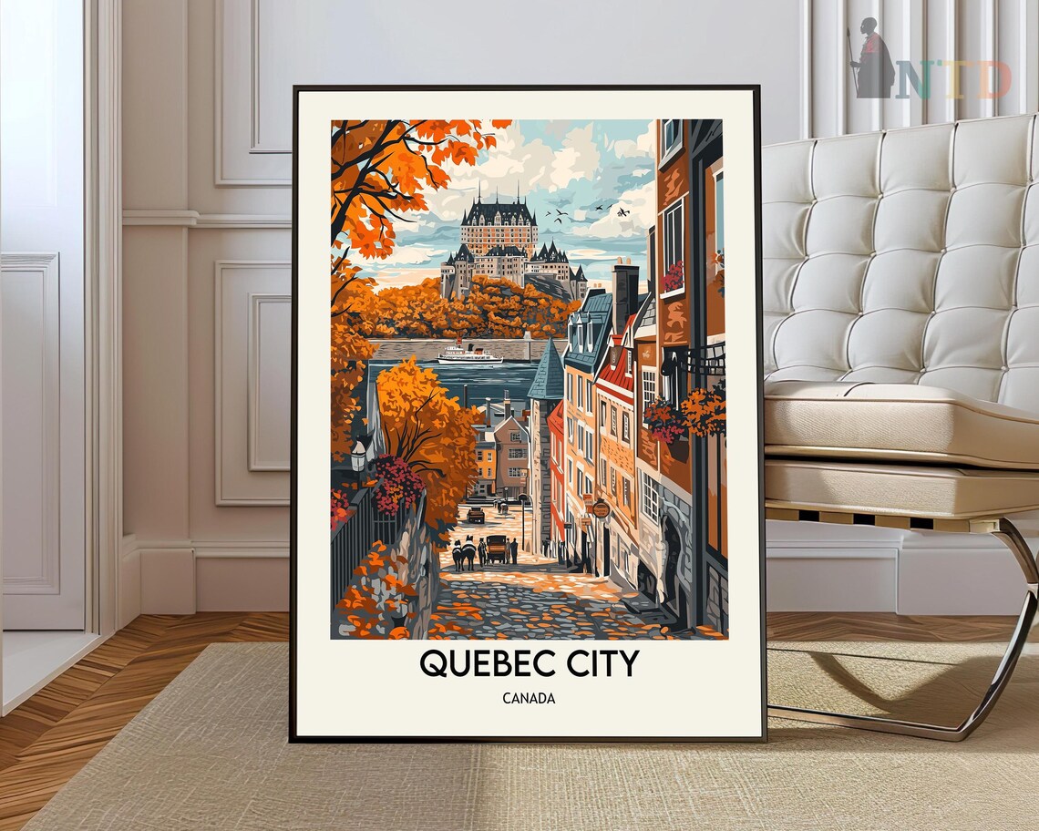 Canada City Travel Poster, Travel Poster