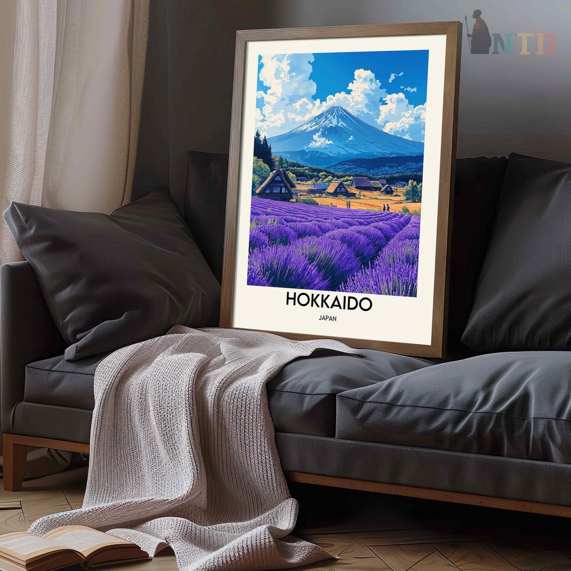 Hokkaido Poster Hokkaido Wall Art Hokkaido Print Hokkaido Photo Hokkaido Poster Print Hokkaido Travel Poster Hokkaido Japan Poster - Image 3